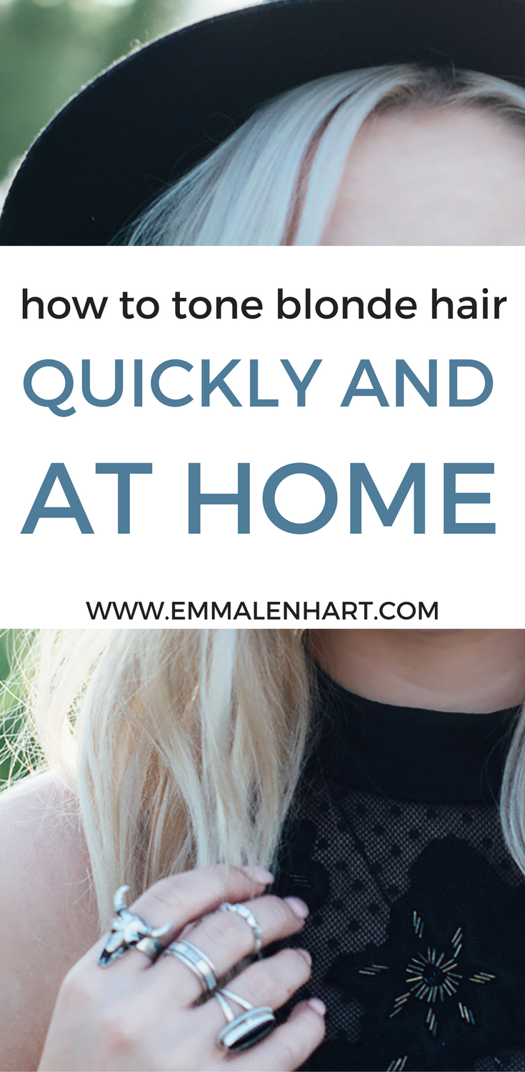 Toner For Blonde Hair Emma Lenhart