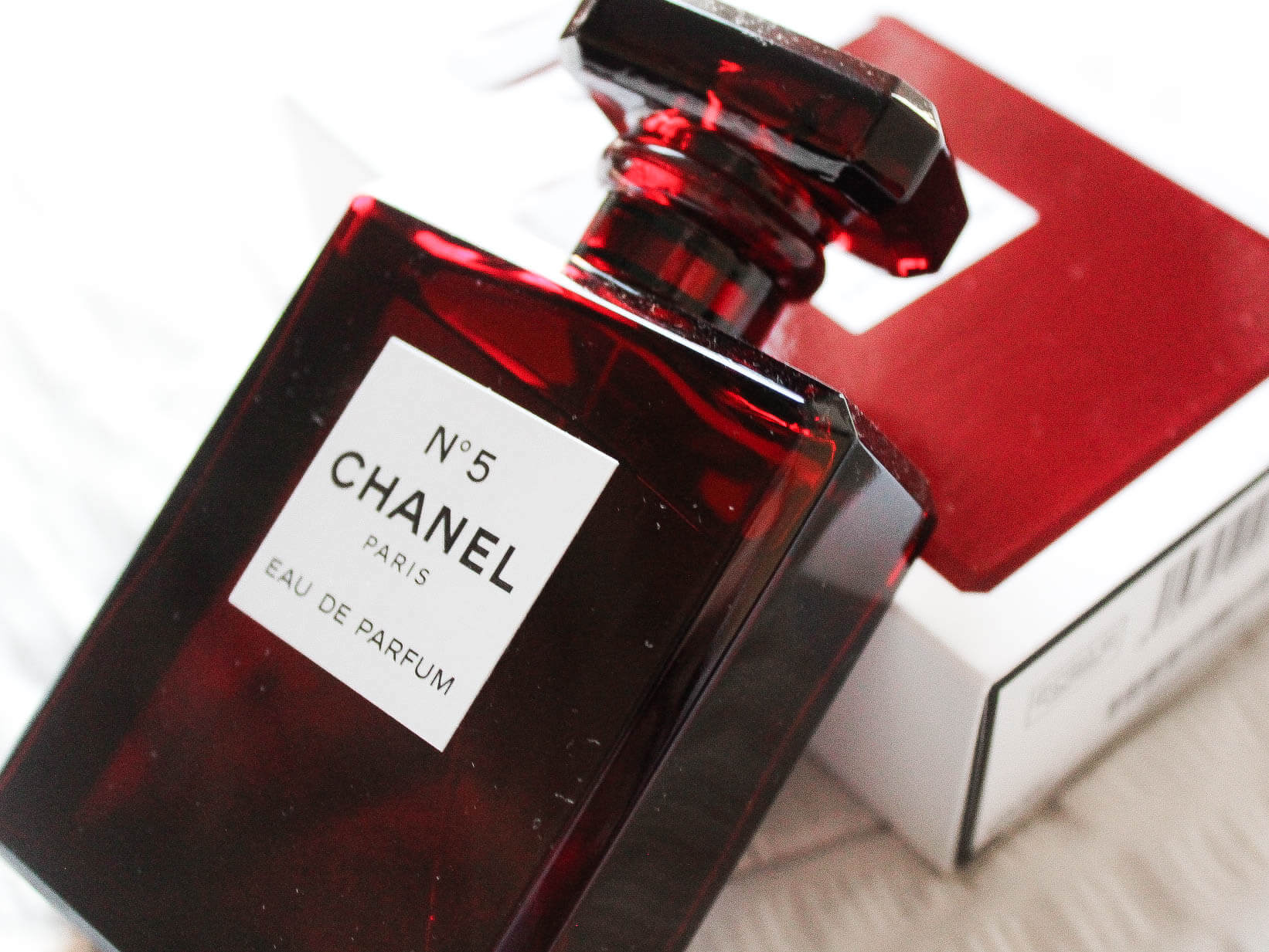 chanel red bottle perfume